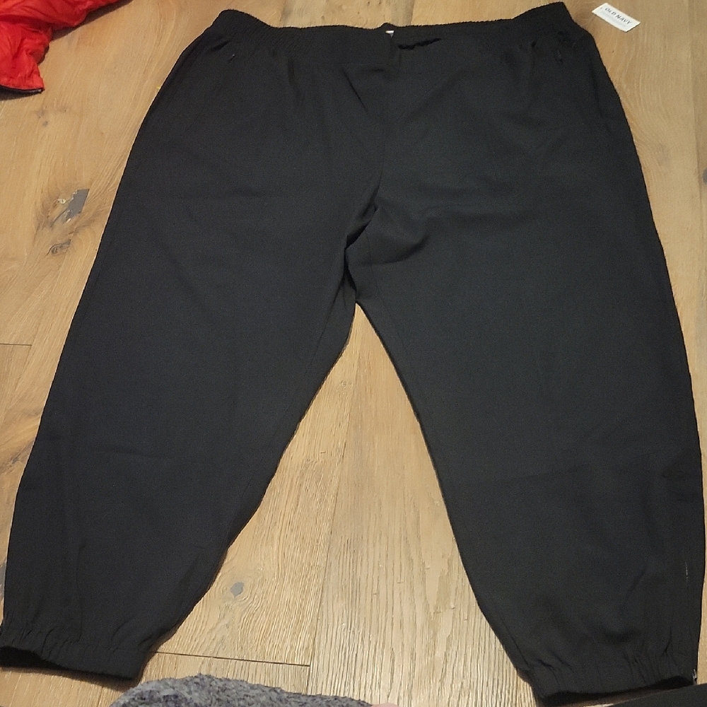 NWT Old Navy Black Dry Quick Athletic  Jogger Pants Plus Size 2X New